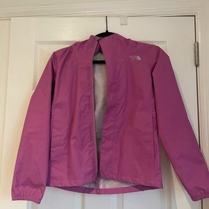 Girls North Face Rain Jacket 10/12